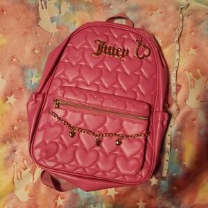 Juicy Couture Pink Heart Backpack
